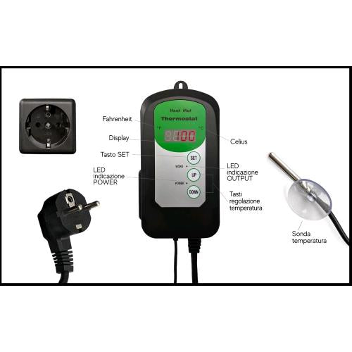Airontek Controller mit Sensor im Anzuchtbereich