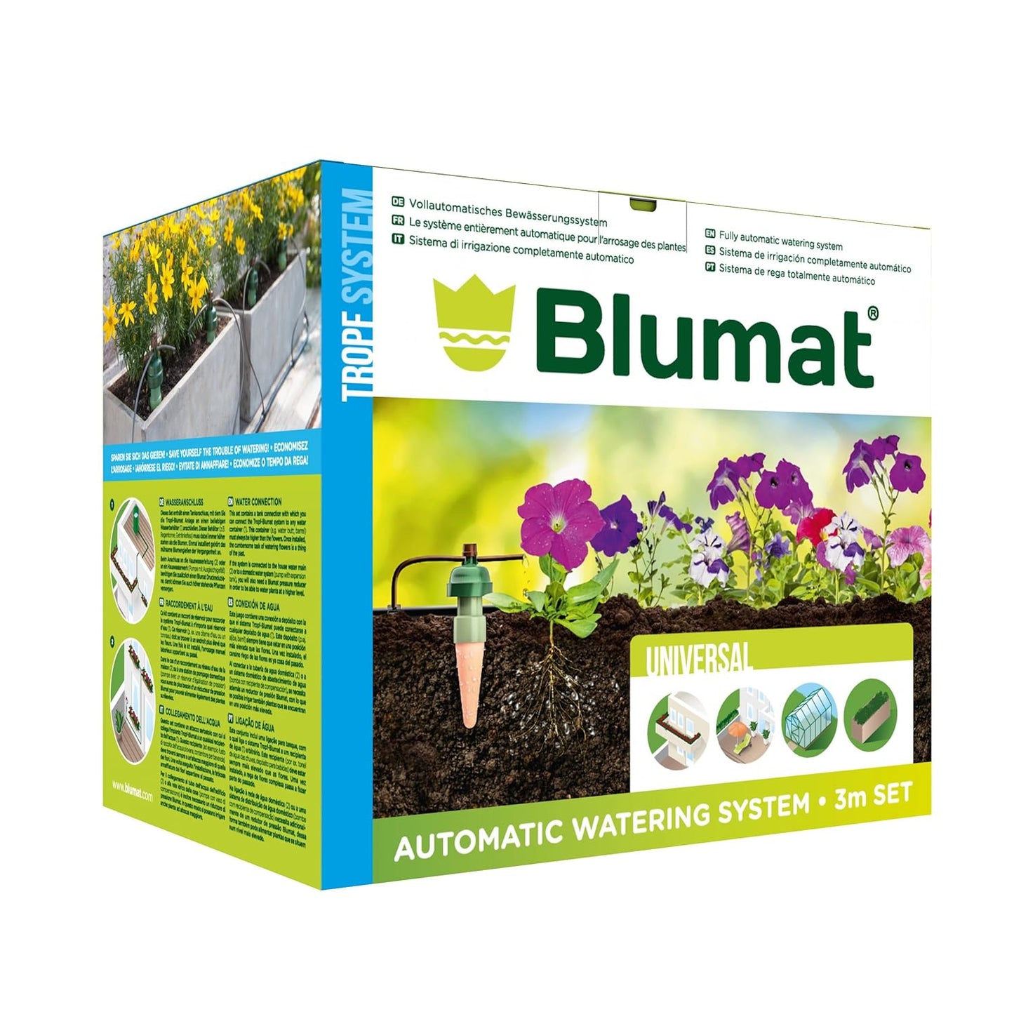Blumat Tropf‑Bewässerung 12er Set – automatisches Bewässerungssystem