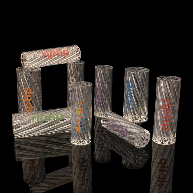 RipTip Glasfilter Clear – Premium Nine‑Hole Glasfilter