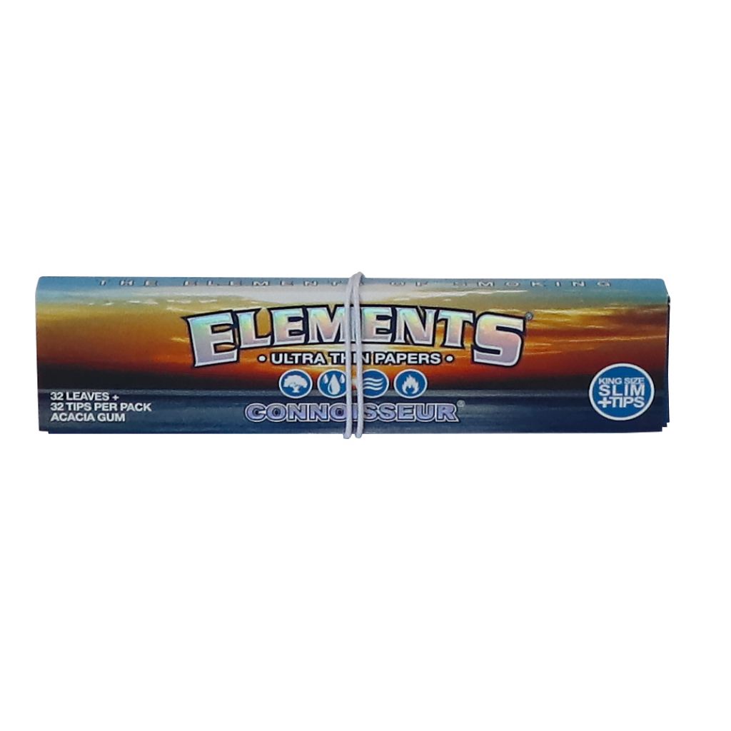 Elements Connoisseur King Size Slim Papers + Tips