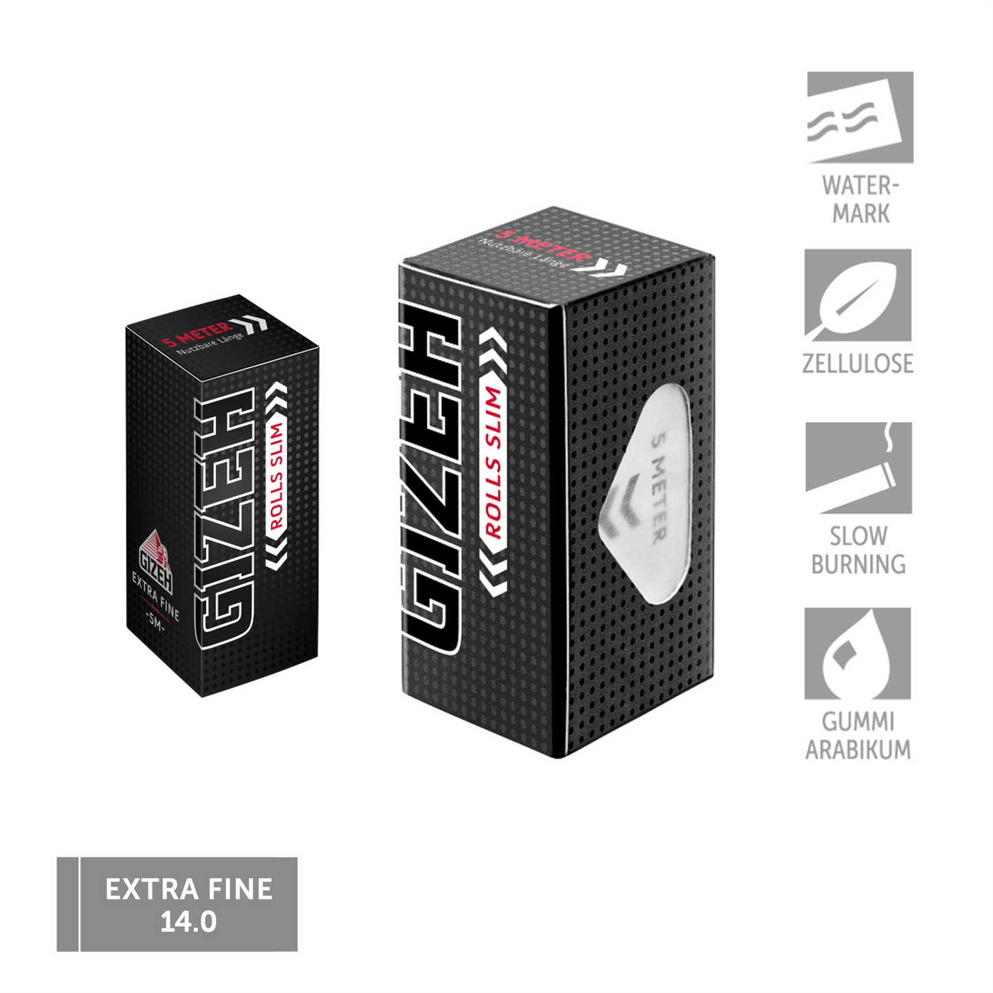 GIZEH BLACK® Rolls Slim