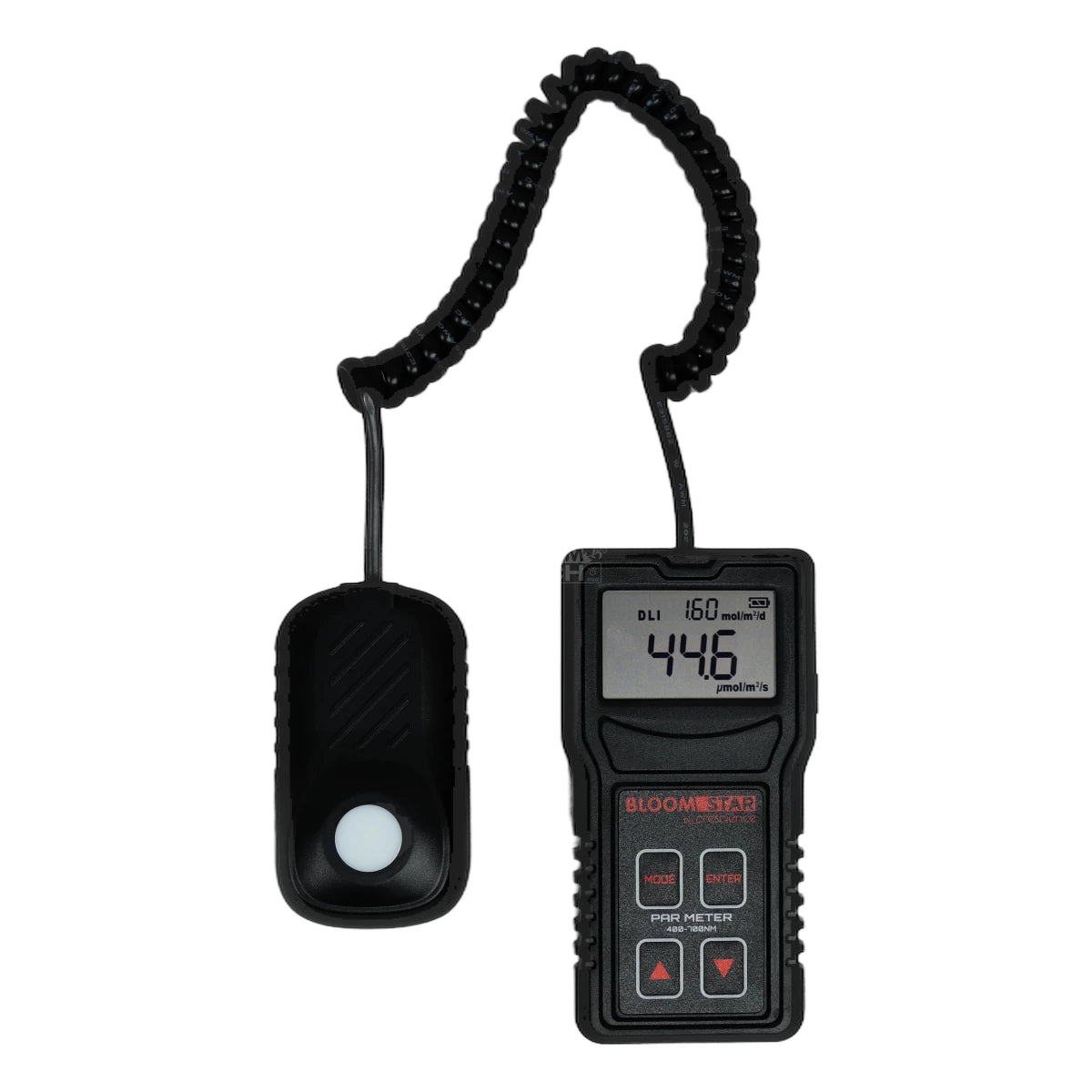 Bloomstar ePAR Meter 400-750 nm – Messgerät für Pflanzenlicht mit DLI & PPFD Anzeige