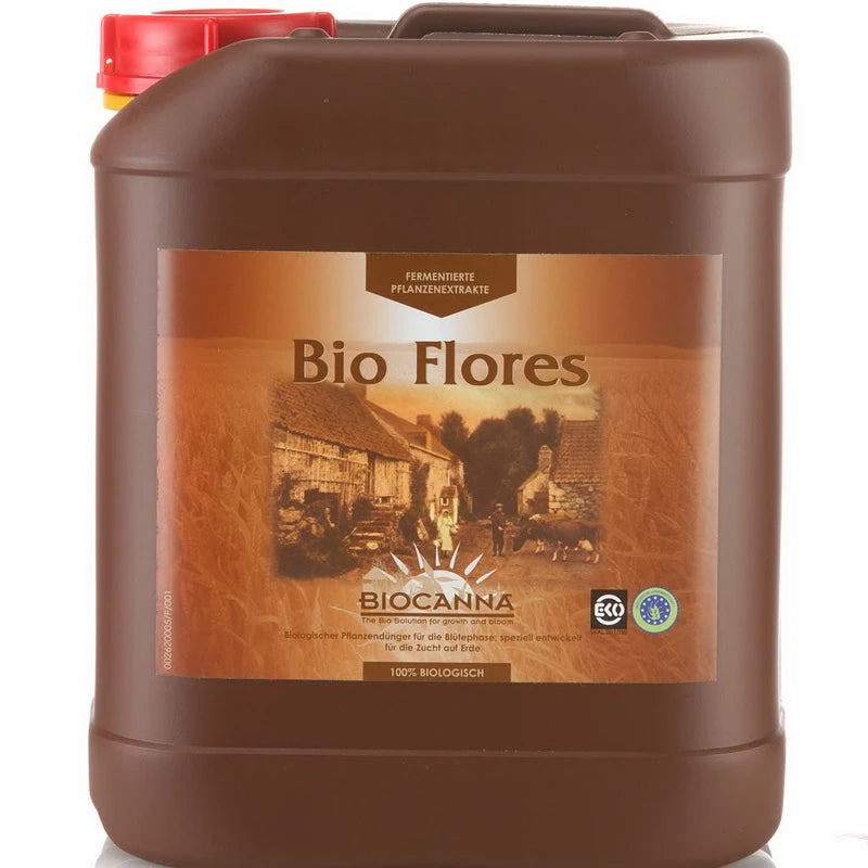 Flasche Bio Flores – fermentierter Dünger mit Hopfenextrakt