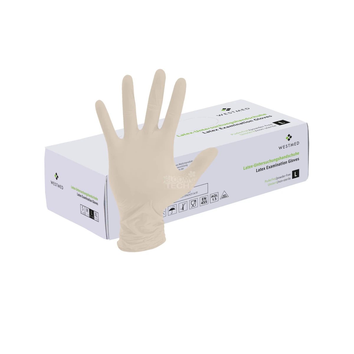 Einweghandschuhe Latex 100 Stück – Größe L, Schutz & Komfort