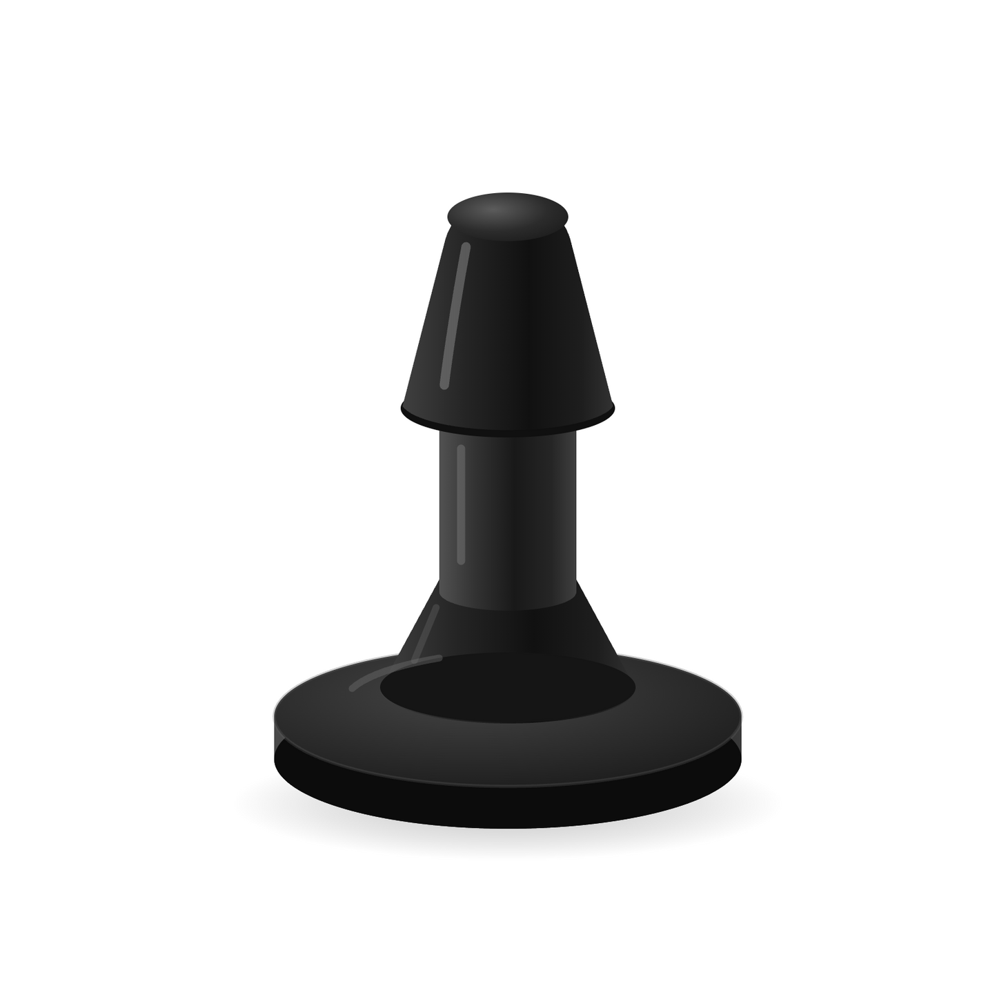 Endstopfen Ø9mm PE – Produktdarstellung (Rendering)