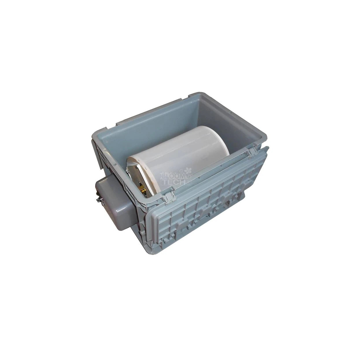 Heisenberg Pollenmaschine 150 g – Seitenansicht mit Siebtrommel