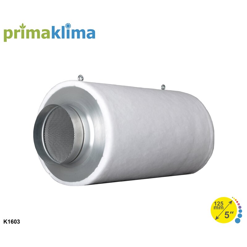 Prima Klima Industry Carbon Filter K1603 – 125 mm Flansch, 360 m³/h