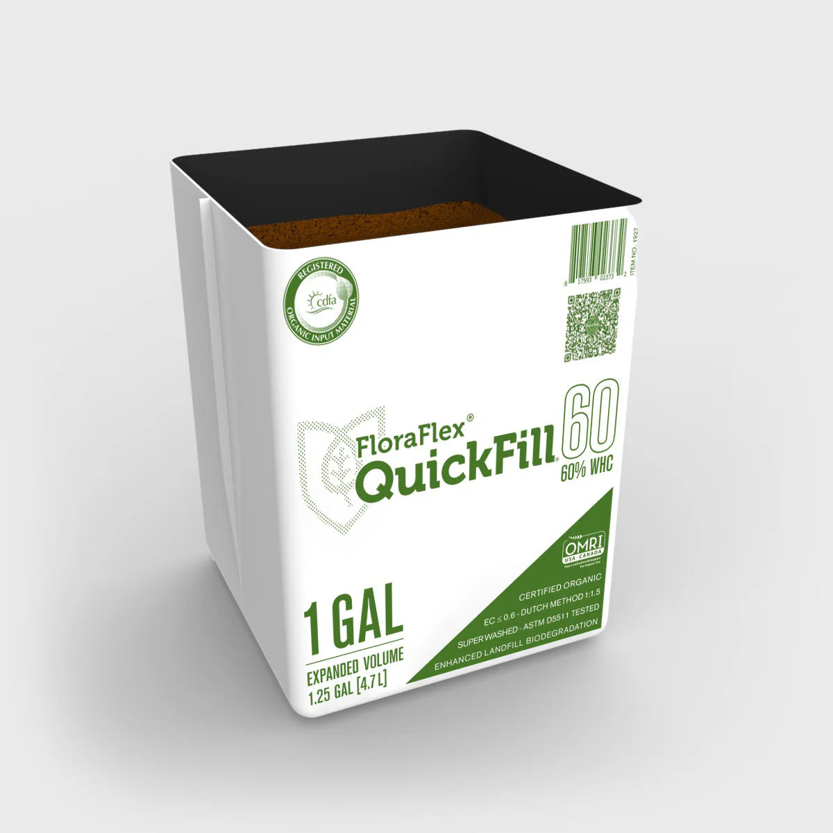 FloraFlex QuickFill Bag 1 Gal – 60 % WHC Coco Substrat