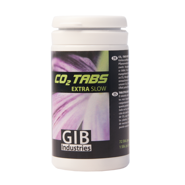 GIB Industries CO2 Tabs Extra Slow – 72 Tabletten