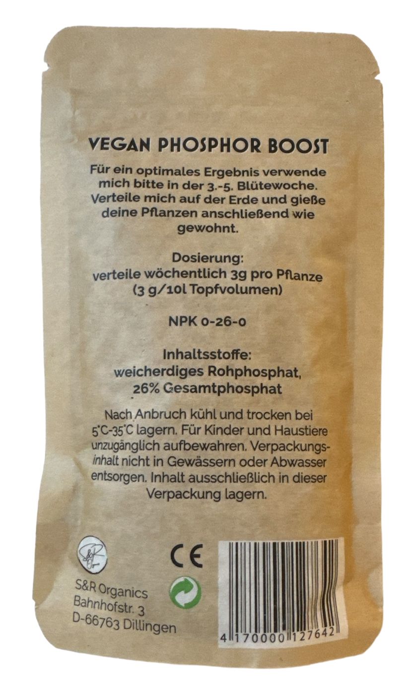 S&R Organics, Vegan Phosphor Boost, 100g