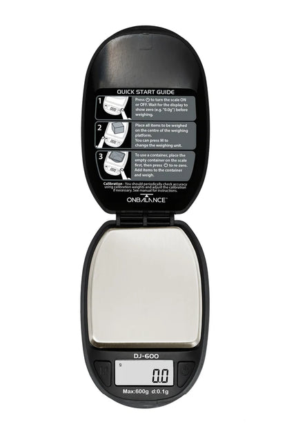 ON Balance DJ-600 BK Jewel MiniScale Black – 600 g / 0,1 g