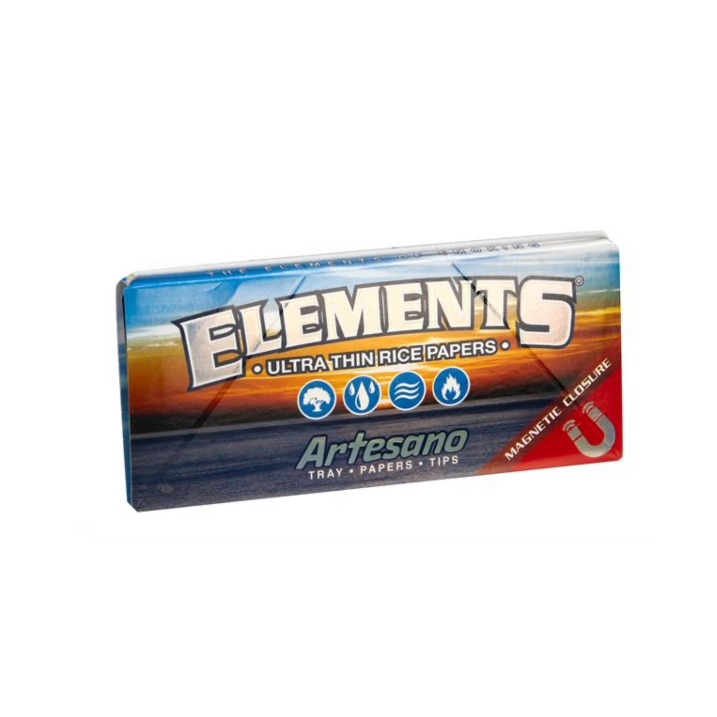 Elements Artesano King Size Slim Tips & Tray – ultradünn
