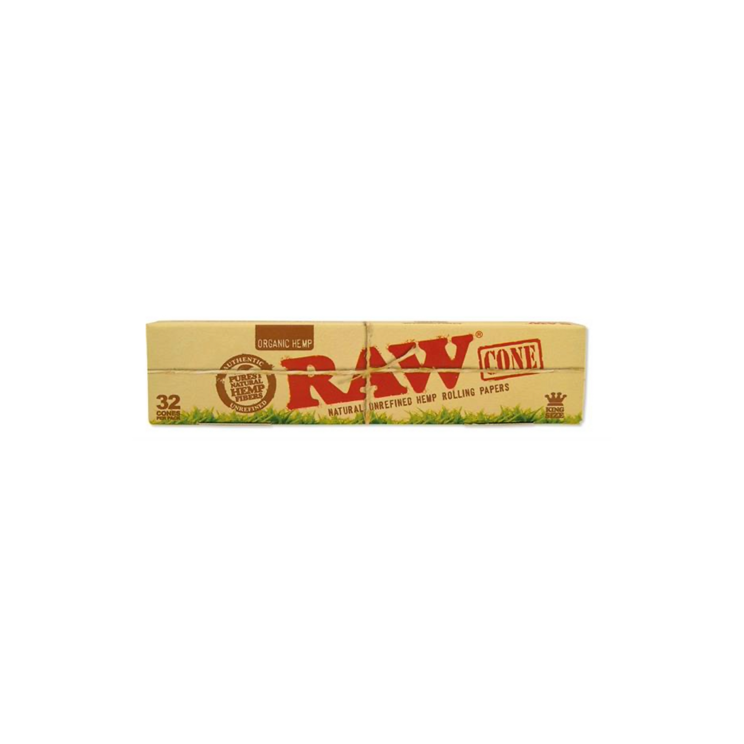 Raw Organic King Size Cones 32er Pack ungebleicht