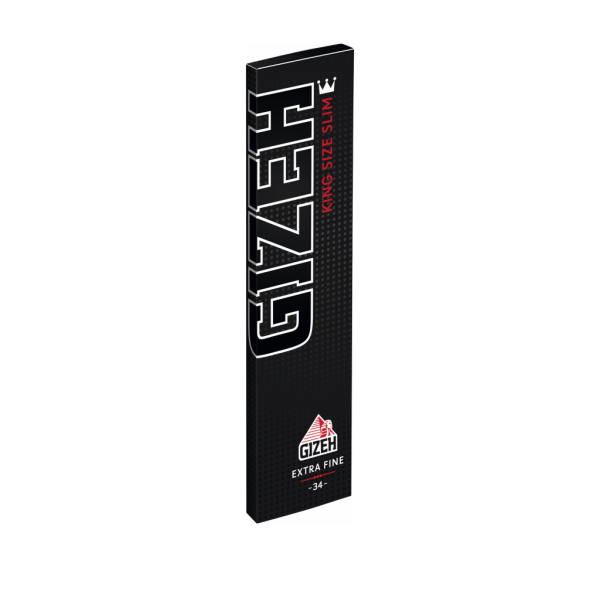 GIZEH Black® King Size Slim – extra feine Papers
