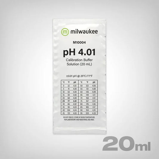 Milwaukee pH 4.01 Eichlösung 20 ml – Kalibrierlösung

