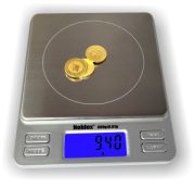 Nohlex Tischwaage NTP500X – Präzisionswaage 500 g / 0,01 g mit Edelstahl-Wiegefläche