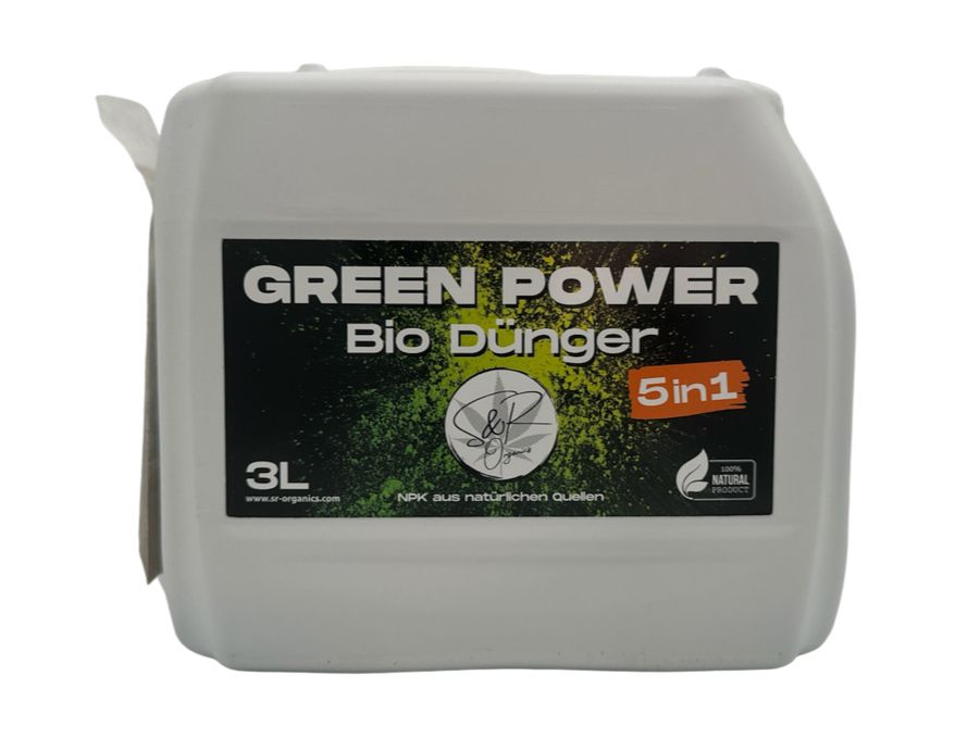 S&amp;R Organics Green Power 5in1 Bio Dünger – 3 Liter
