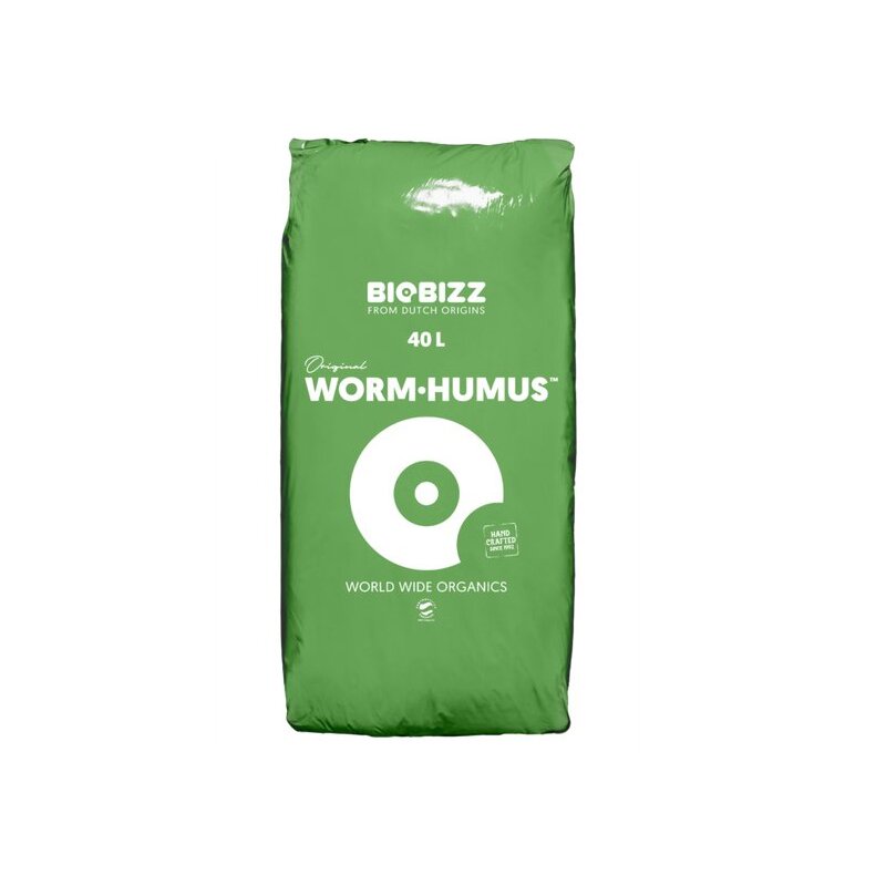 BioBizz Worm Humus 40 L – Organischer Wurmhumus & Bodenverbesserer