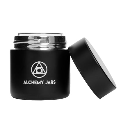 Alchemy Jars Vakuumisoliertes Konzentrat-Aufbewahrungsglas 50 ml – Schwarz