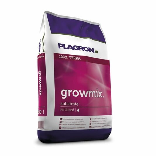 Plagron Grow Mix mit Perlite 50 L – vorgedüngtes Pflanzsubstrat für gesundes Pflanzenwachstum
