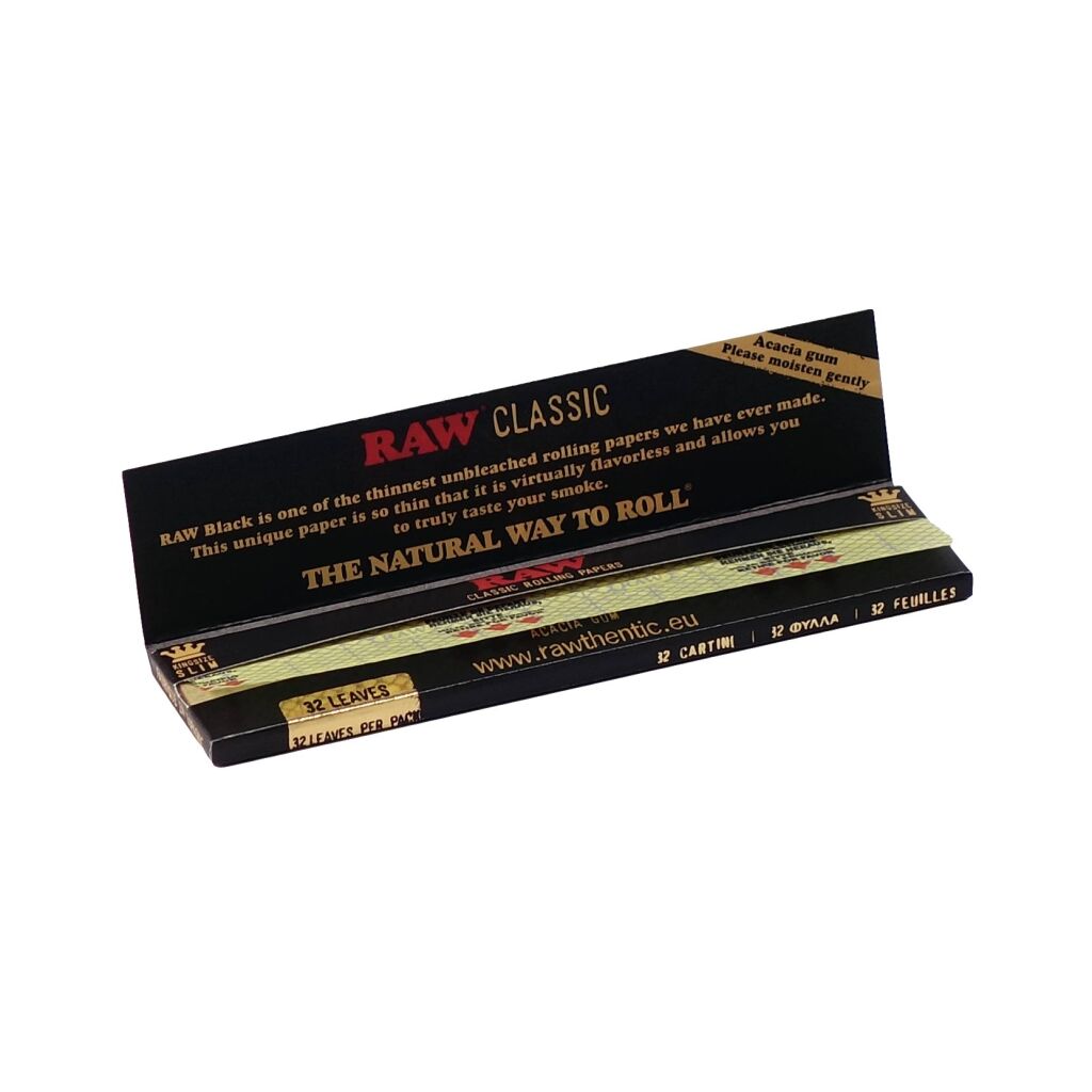 RAW Black Classic King Size Slim Longpaper