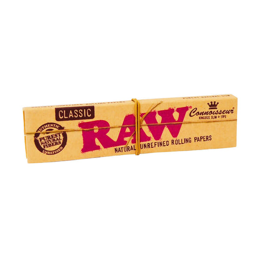 RAW Connoisseur Kingsize Slim Longpapers + Tips | 