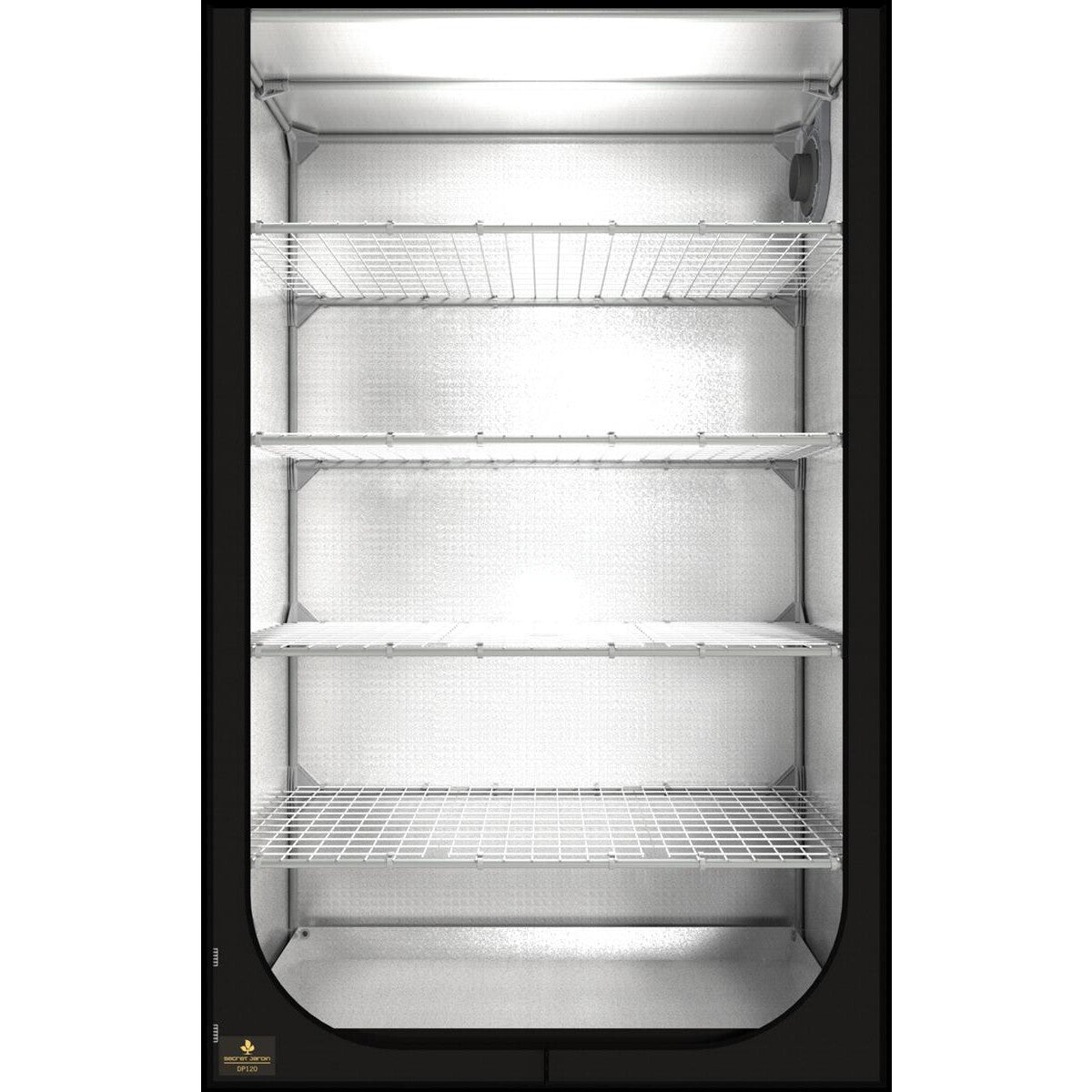 Innenansicht mit 5 Ebenen Stecklings-Trays

