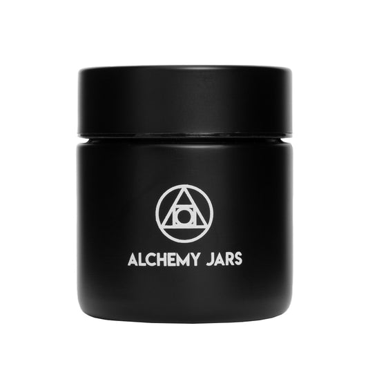 Alchemy Jars Vakuumisoliertes Konzentrat-Aufbewahrungsglas 50 ml – Schwarz
