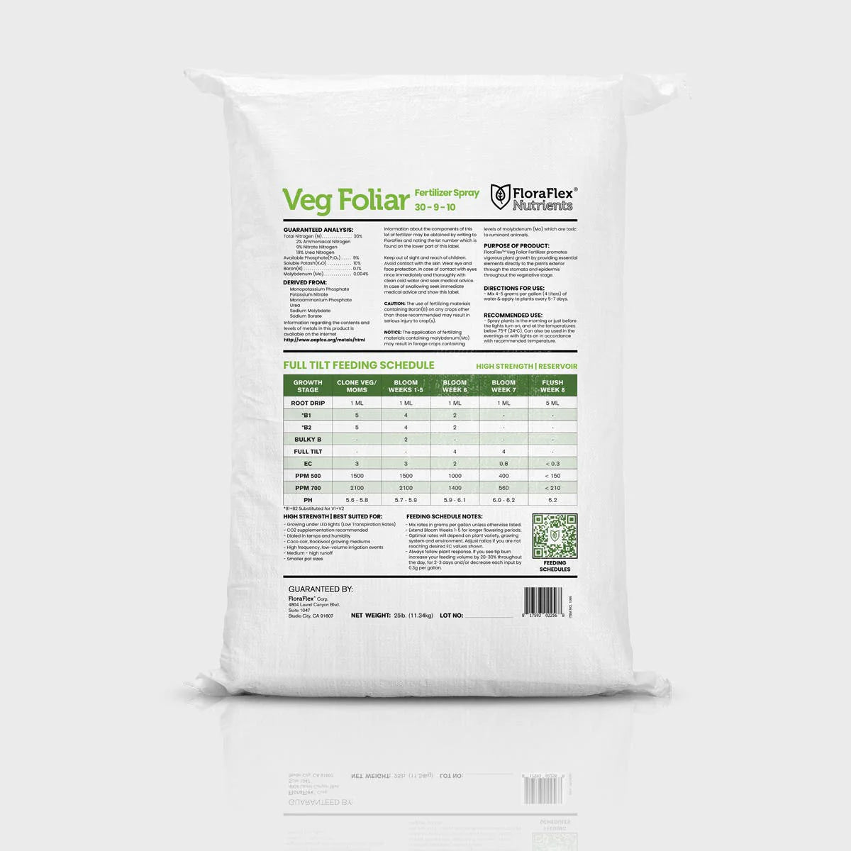 FloraFlex Veg Foliar 1 lb – Blattdünger für kräftiges Wachstum